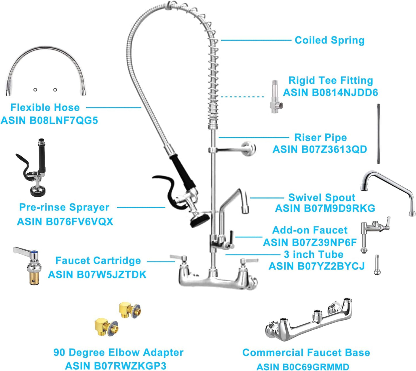 Commercial Kitchen Sink Faucet Replacement