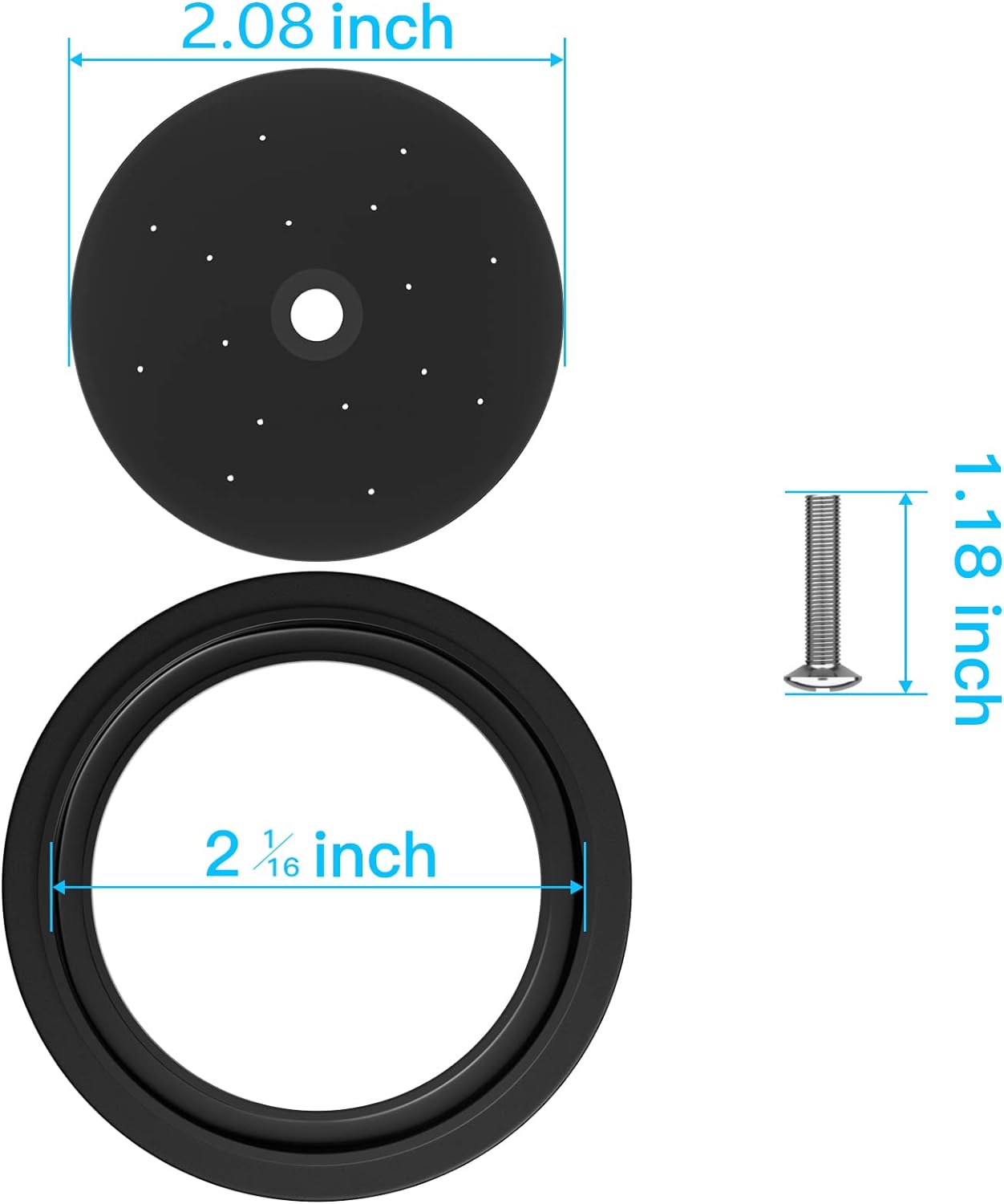 Sprayer Head Replacement Part - Black