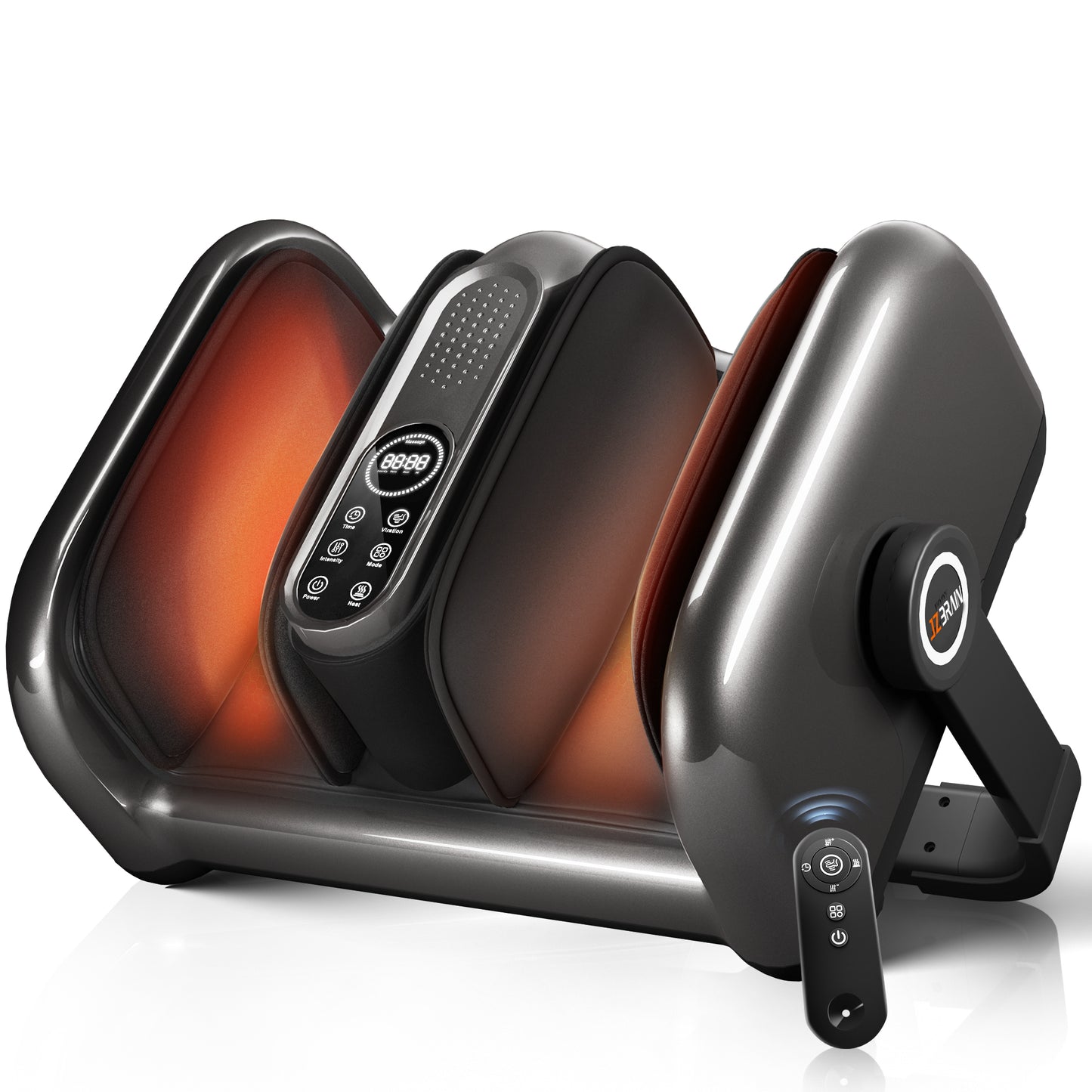 JZBRIAN Shiatsu Foot Massager Machine with Heat : Deep Kneading Foot Massager with Vibration for Plantar Fasciitis, Neuropathy, Pain Relief, Circulation - Gifts for Women, Men