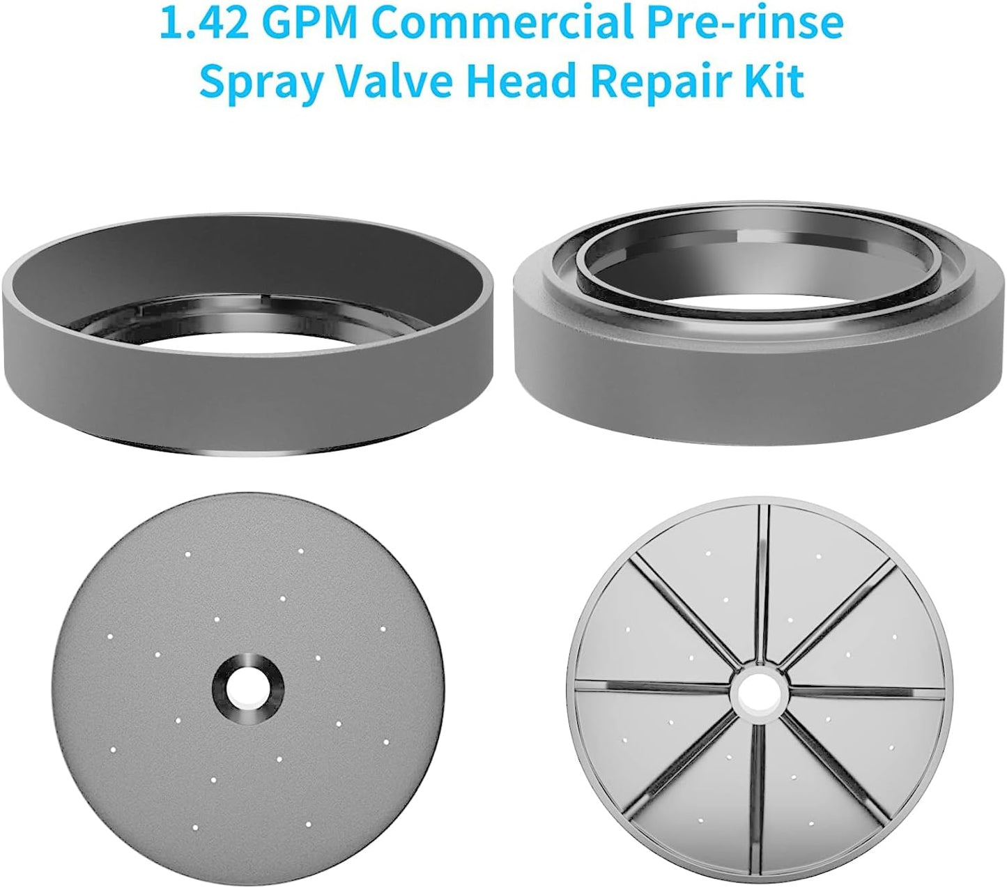 Sprayer Head Replacement Part - Grey