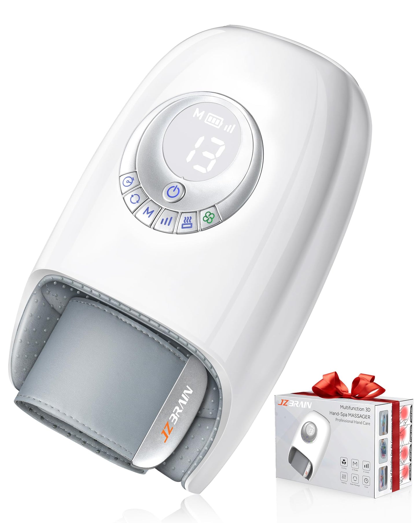 JZBRAIN Hand Massager with Heat and Compression