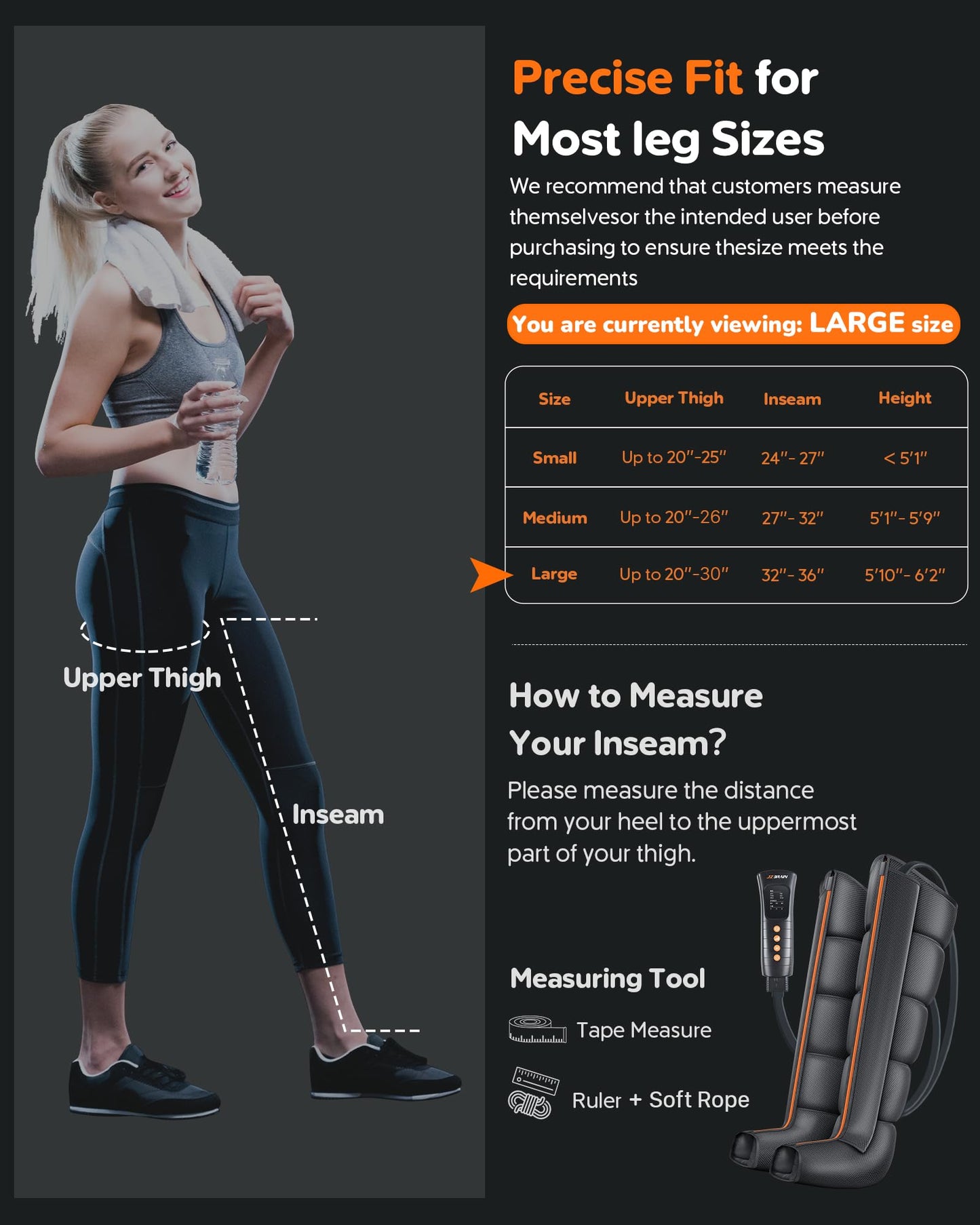 Sequential Air Leg Compression Massager