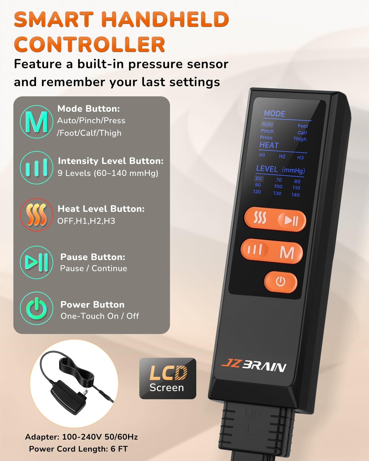 Leg Massager with Heat and Compression