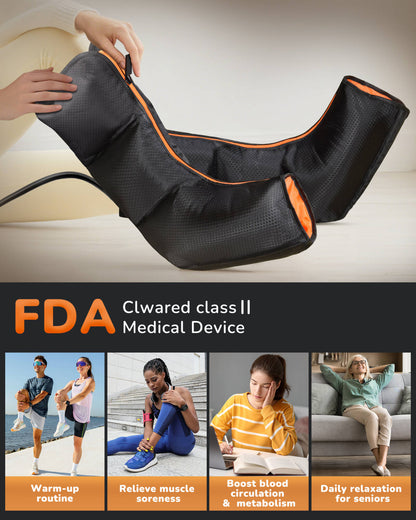 Foot & Calf Massager with Heat