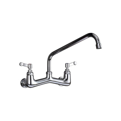 Wall Mount Faucet Heavy Duty Commercial Faucet 8 Inch Center 8''