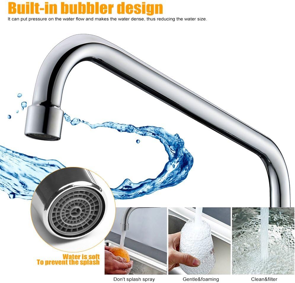 Wall Mount Faucet Heavy Duty Commercial Faucet 8 Inch Center 8''