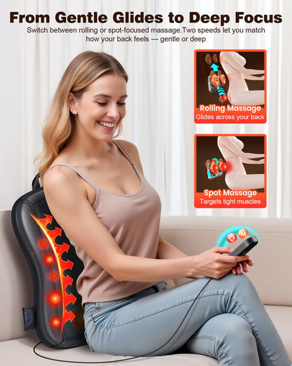 Shiatsu Back Massager with Heat