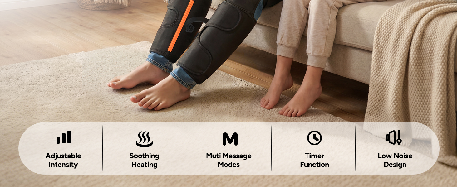 Feel the Relief, From Foot to Thigh