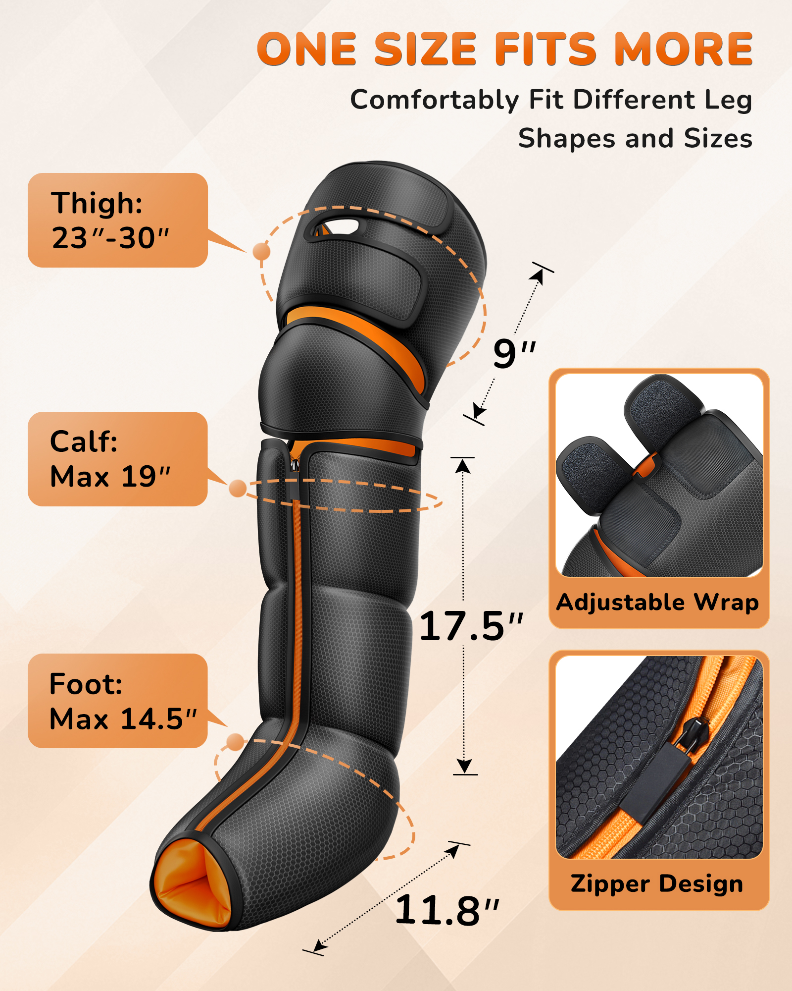 Leg Massager with Heat and Compression