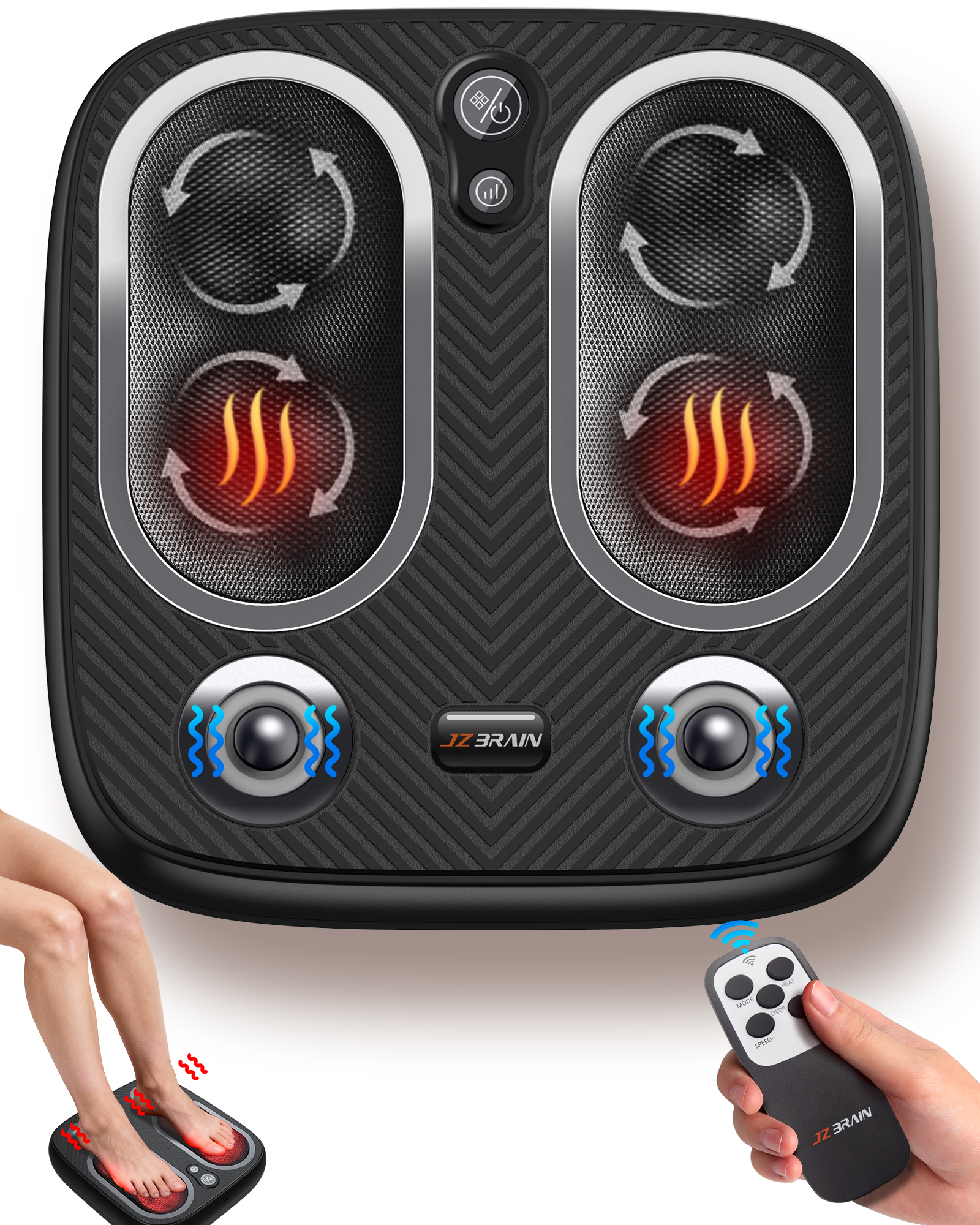 Shiatsu Foot Massager with Vibration Therapy