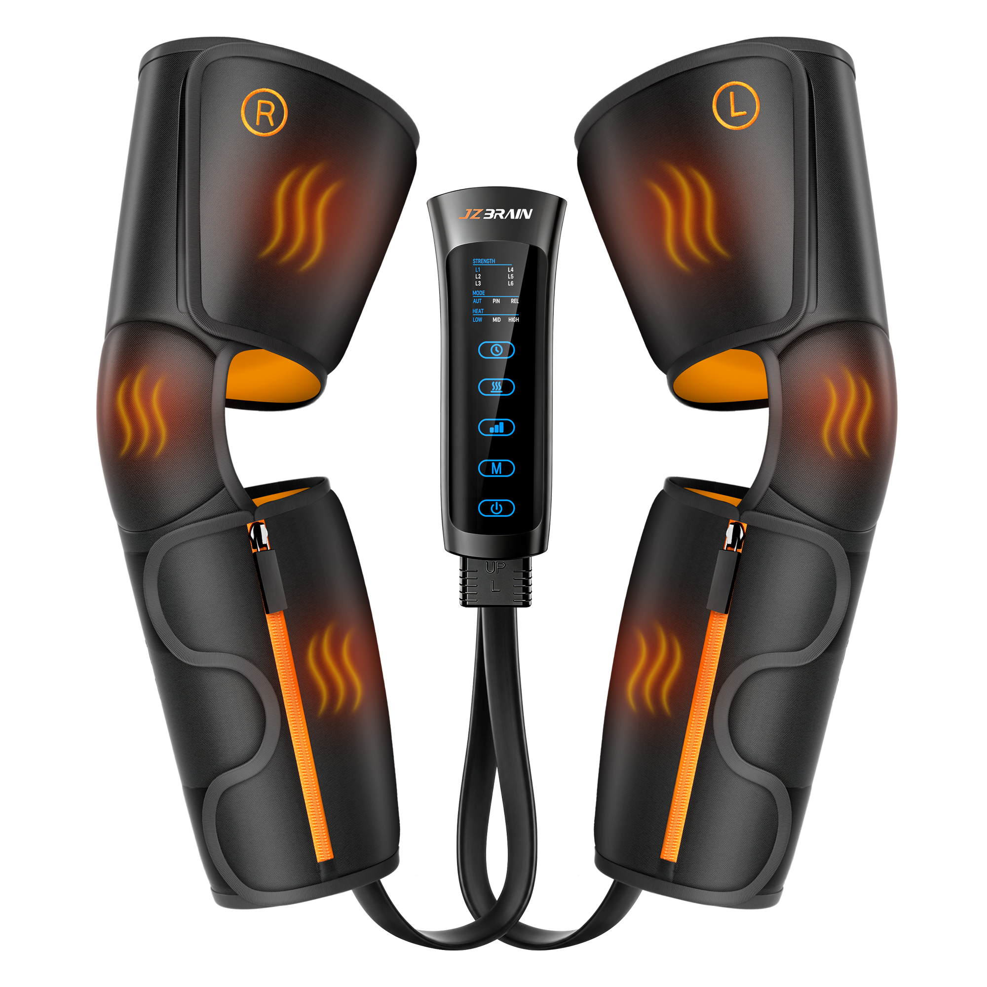 Calf, Knees & Thigh Compression Massager with Heat