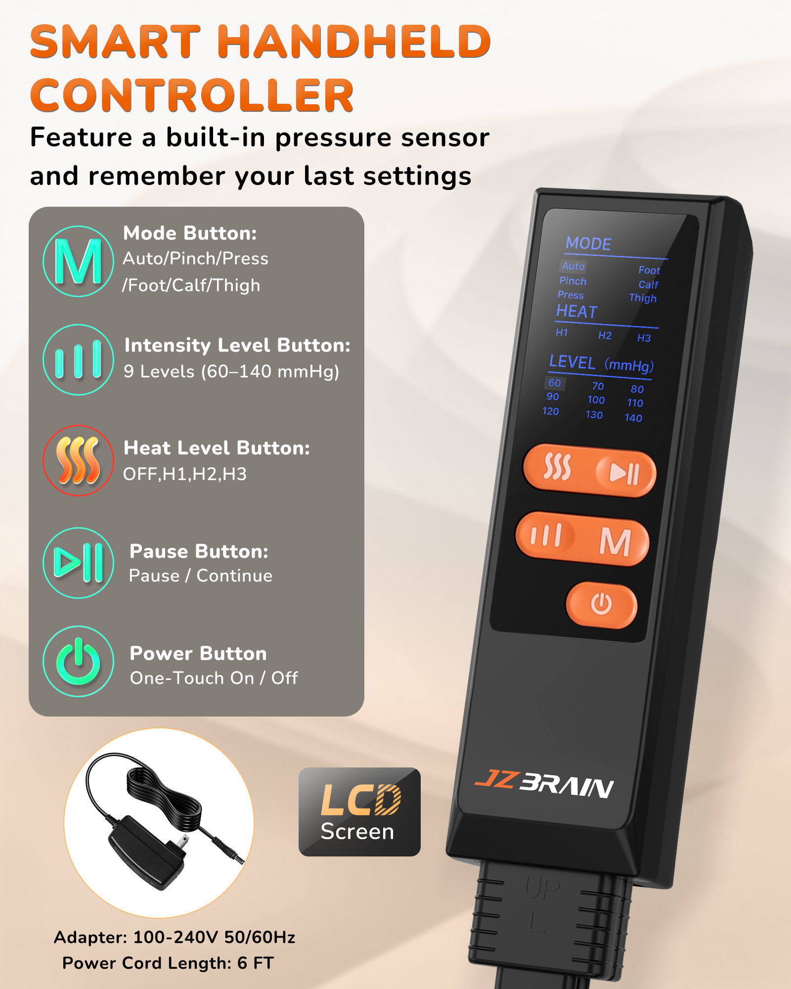 Leg Massager with Heat and Compression